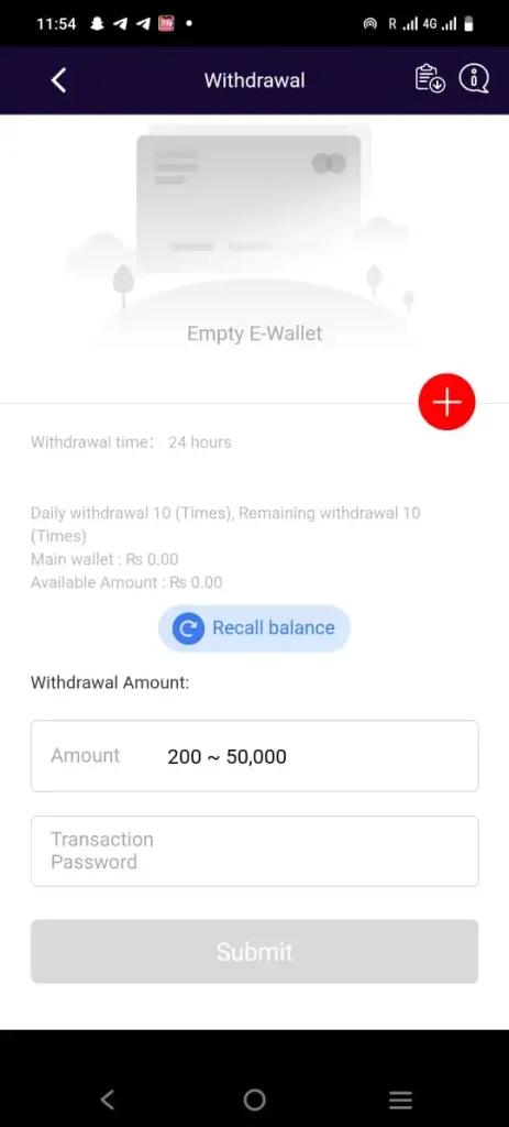 Winpkr Withdraw